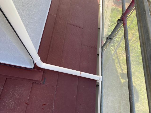 高砂市で交換した竪樋60Φ